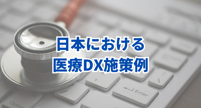 日本における医療DX施策例